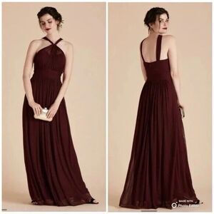 Birdy Grey Kiko Dress Mesh Cabernet Red Size XL